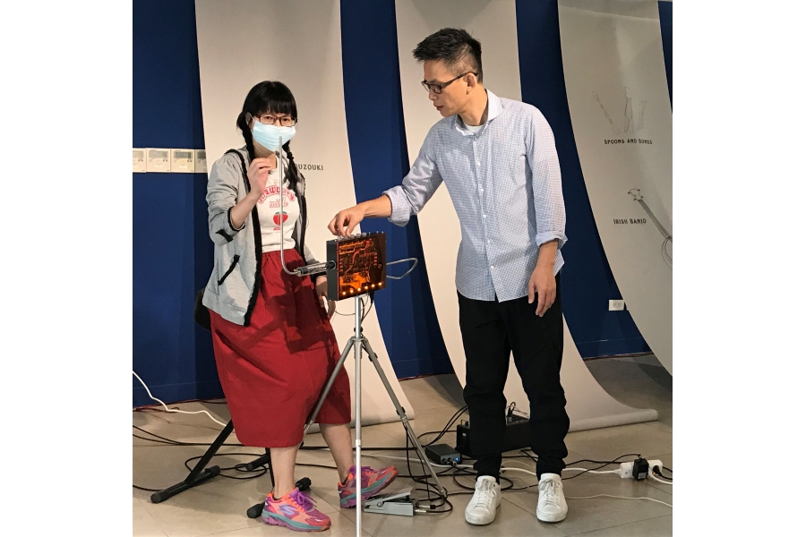 老師指導中