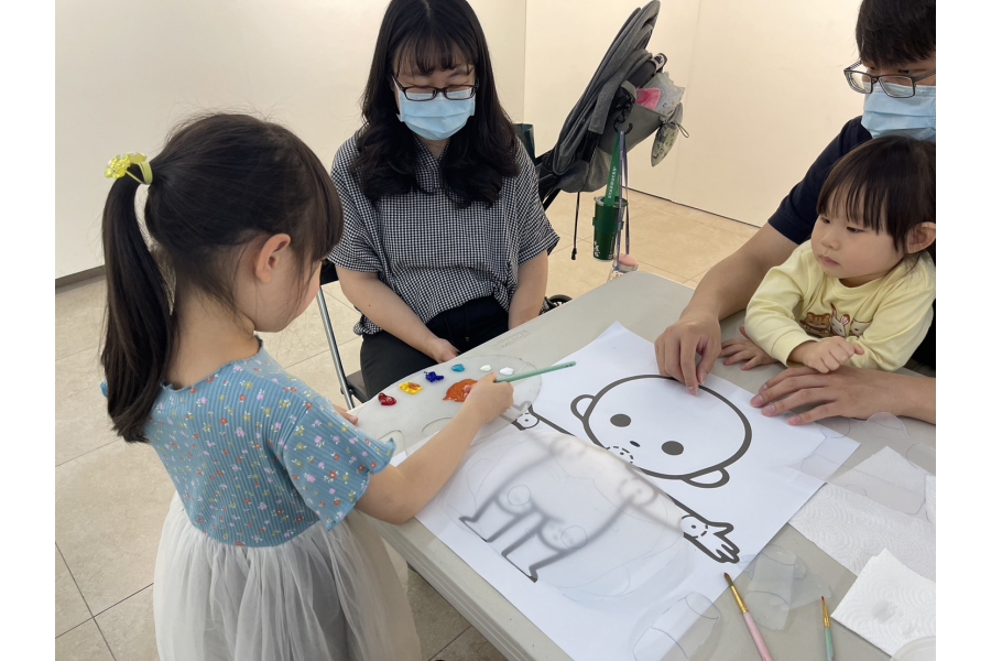 皮影似顏繪　繽紛手作party 9